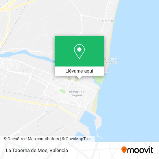 Mapa La Taberna de Moe