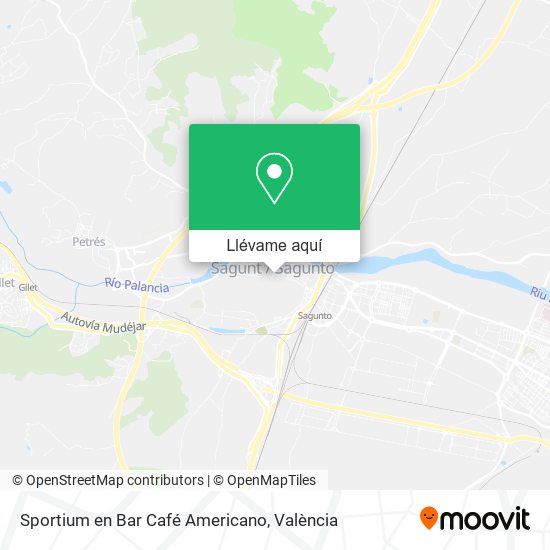 Mapa Sportium en Bar Café Americano