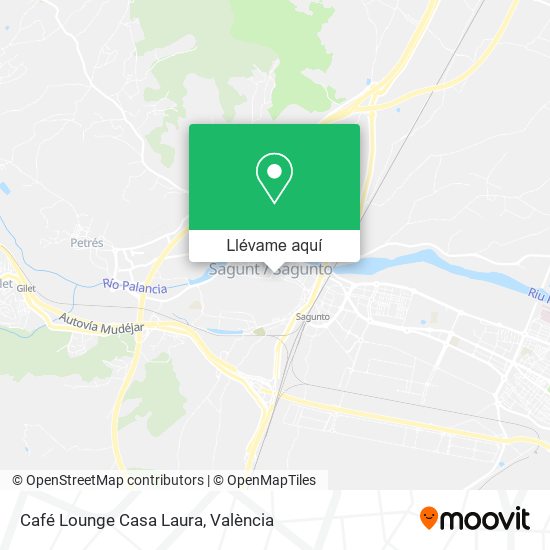 Mapa Café Lounge Casa Laura