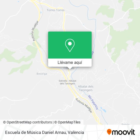 Mapa Escuela de Música Daniel Arnau