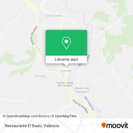 Mapa Restaurante El Bado