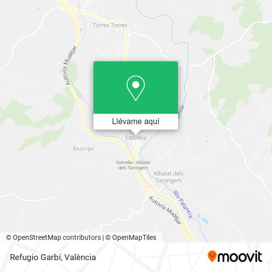 Mapa Refugio Garbí