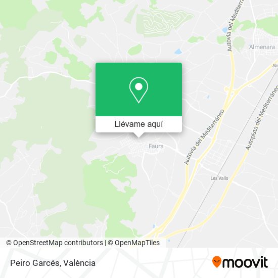 Mapa Peiro Garcés