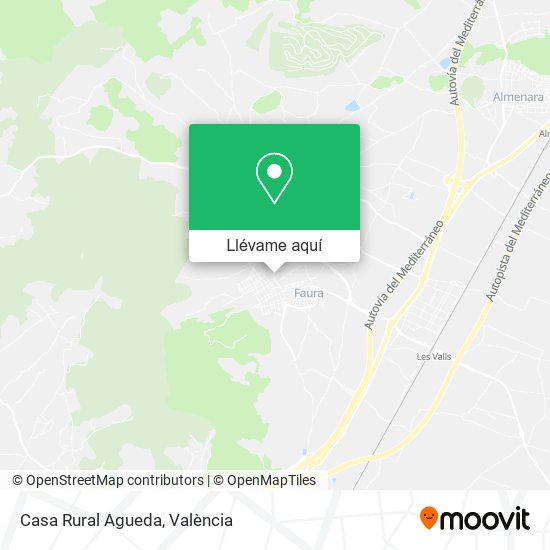 Mapa Casa Rural Agueda