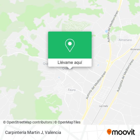 Mapa Carpintería Martin J