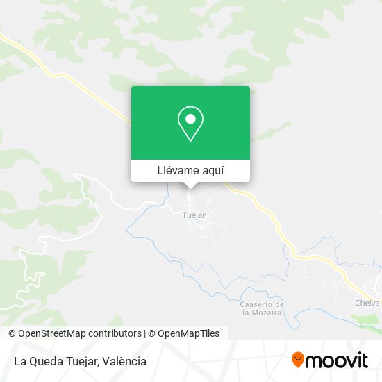 Mapa La Queda Tuejar