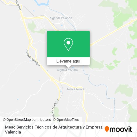 Mapa Meac Servicios Técnicos de Arquitectura y Empresa