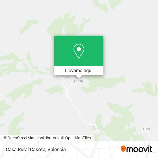 Mapa Casa Rural Casota