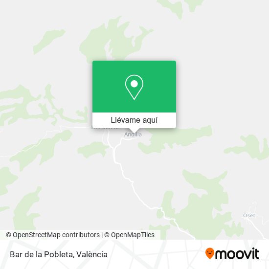 Mapa Bar de la Pobleta