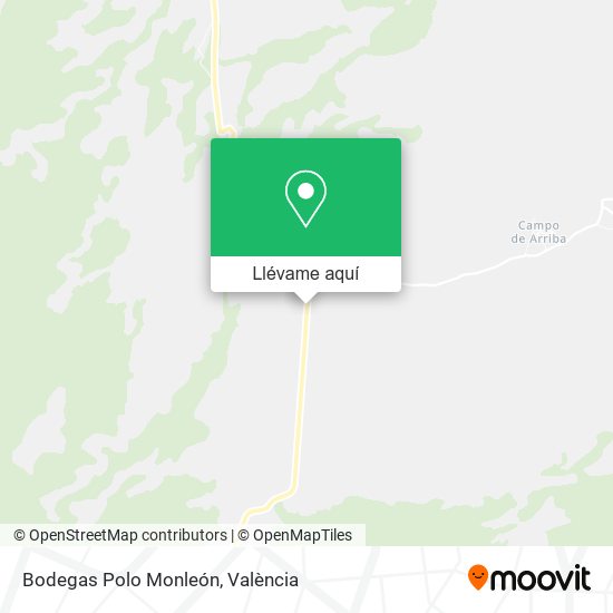 Mapa Bodegas Polo Monleón