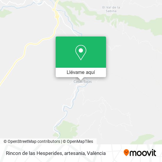 Mapa Rincon de las Hesperides, artesanía