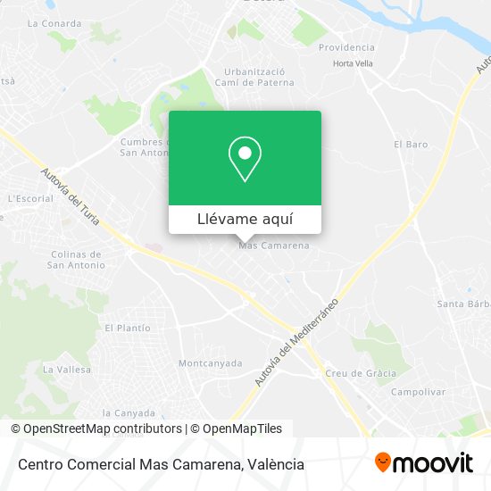 Mapa Centro Comercial Mas Camarena