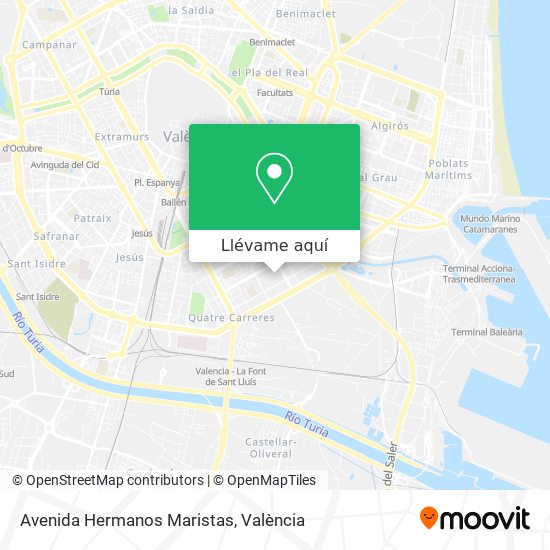 Mapa Avenida Hermanos Maristas