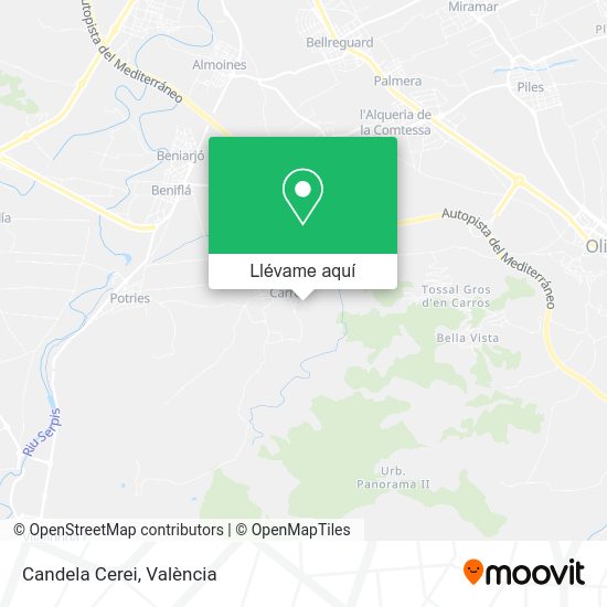 Mapa Candela Cerei
