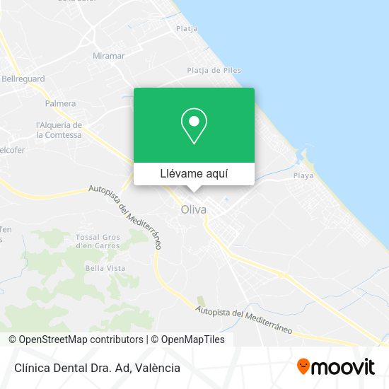 Mapa Clínica Dental Dra. Ad