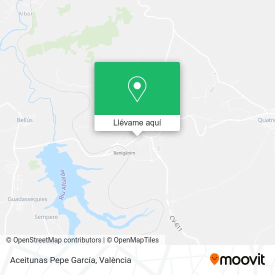 Mapa Aceitunas Pepe García