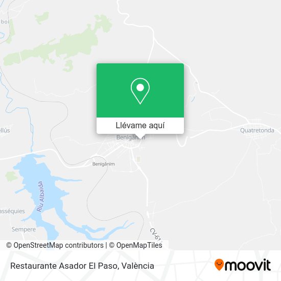 Mapa Restaurante Asador El Paso