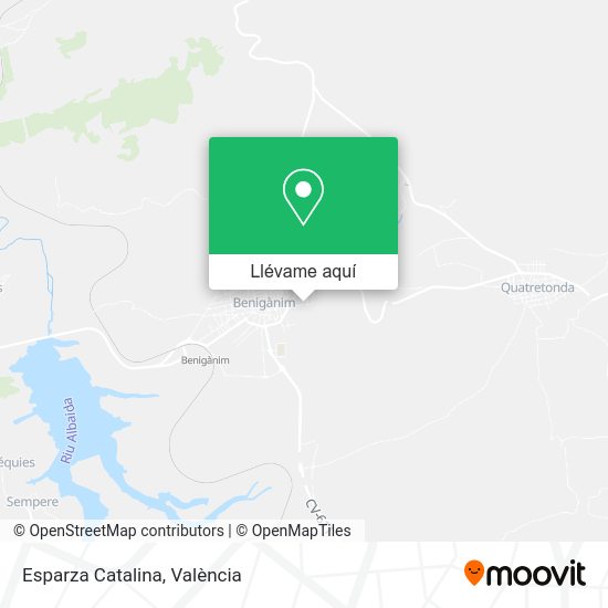 Mapa Esparza Catalina