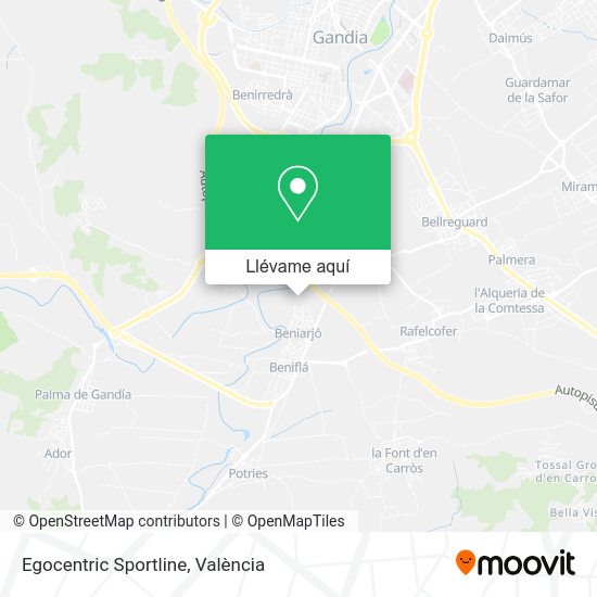 Mapa Egocentric Sportline
