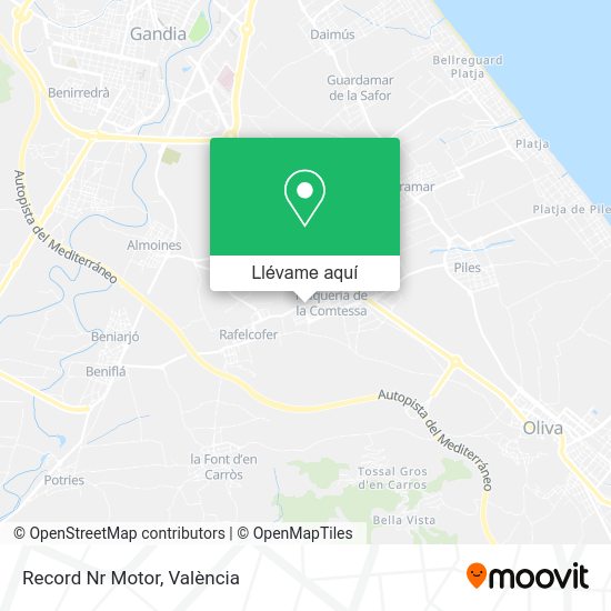 Mapa Record Nr Motor