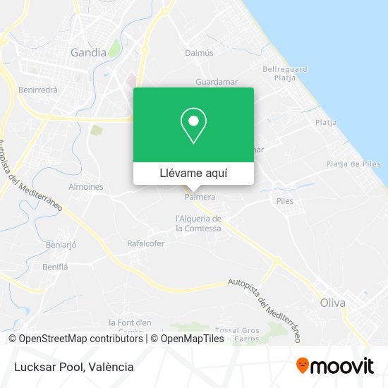 Mapa Lucksar Pool