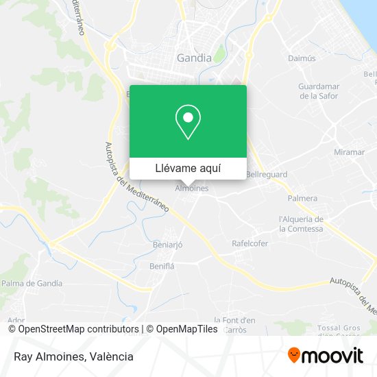Mapa Ray Almoines