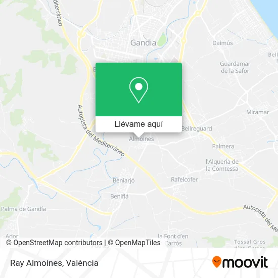 Mapa Ray Almoines