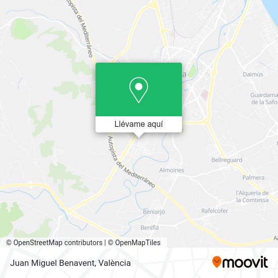 Mapa Juan Miguel Benavent
