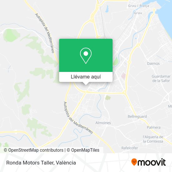 Mapa Ronda Motors Taller