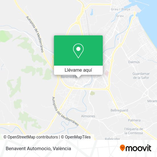 Mapa Benavent Automocio