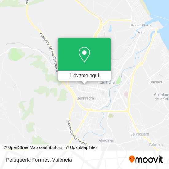 Mapa Peluquería Formes