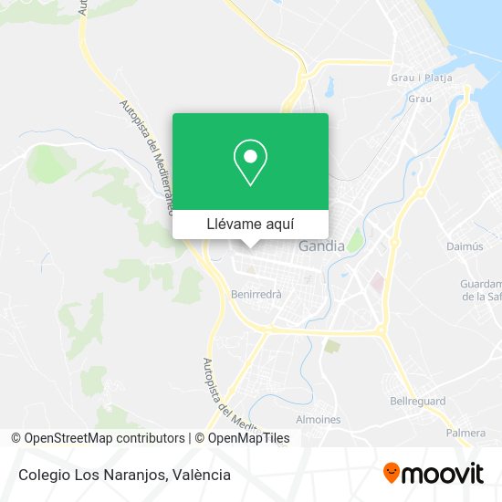 Mapa Colegio Los Naranjos