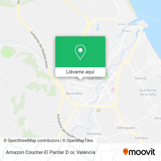 Mapa Amazon Counter-El Pardar D or