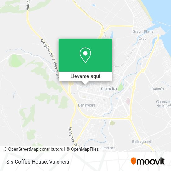 Mapa Sis Coffee House