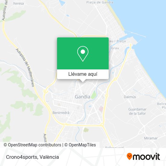 Mapa Crono4sports