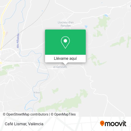 Mapa Café Lismar