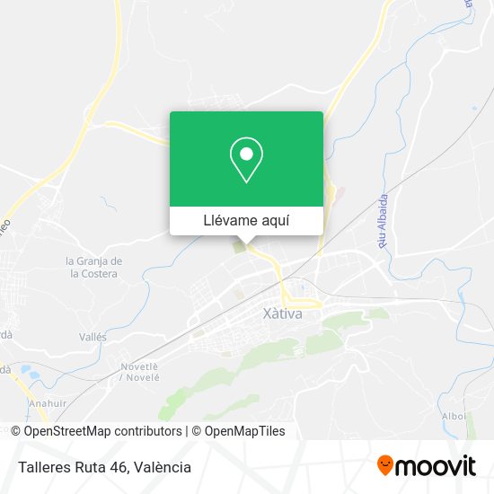 Mapa Talleres Ruta 46