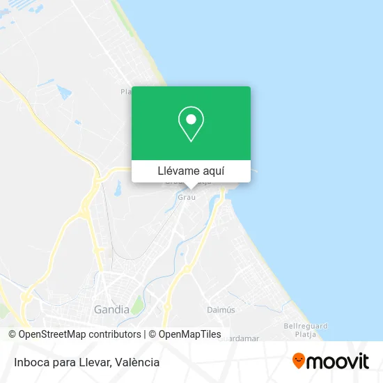 Mapa Inboca para Llevar