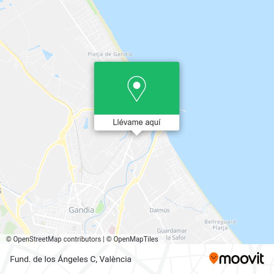 Mapa Fund. de los Ángeles C