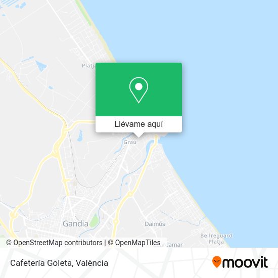 Mapa Cafetería Goleta