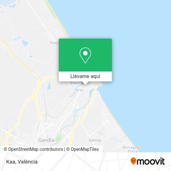 Mapa Kaa