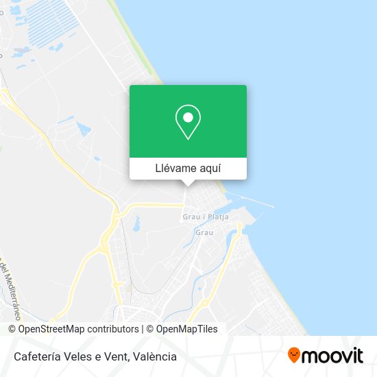 Mapa Cafetería Veles e Vent