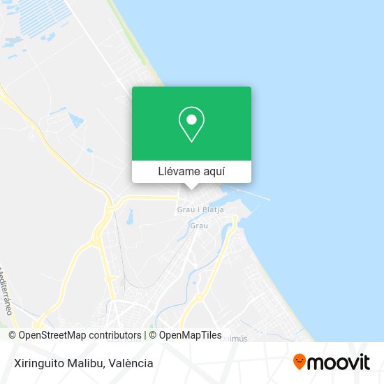 Mapa Xiringuito Malibu