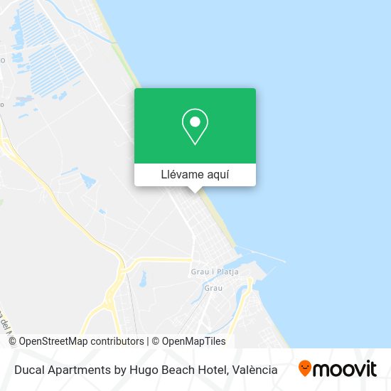 Mapa Ducal Apartments by Hugo Beach Hotel