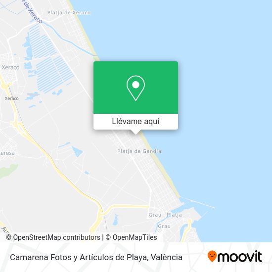 Mapa Camarena Fotos y Artículos de Playa