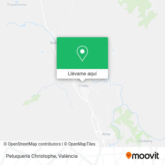 Mapa Peluquería Christophe