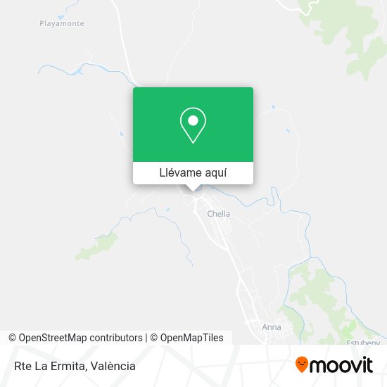 Mapa Rte La Ermita