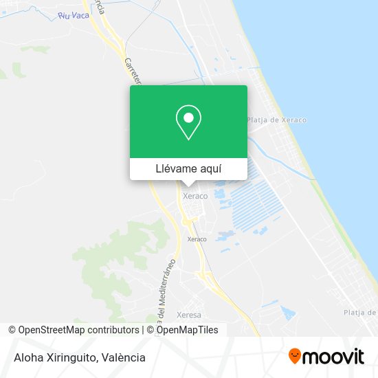 Mapa Aloha Xiringuito