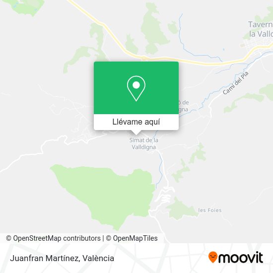 Mapa Juanfran Martínez