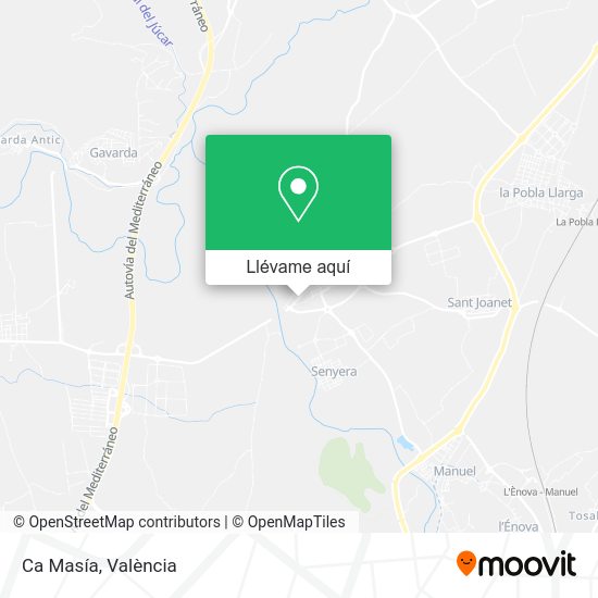 Mapa Ca Masía